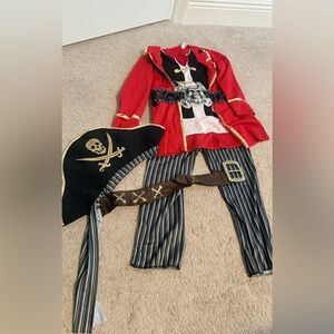 Pirate Costume for Kids - Red and Black